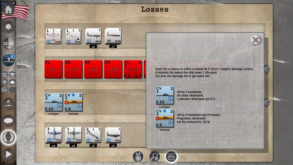 Carrier Battles 4 Guadalcanal: Pacific War Naval Warfare Screenshot