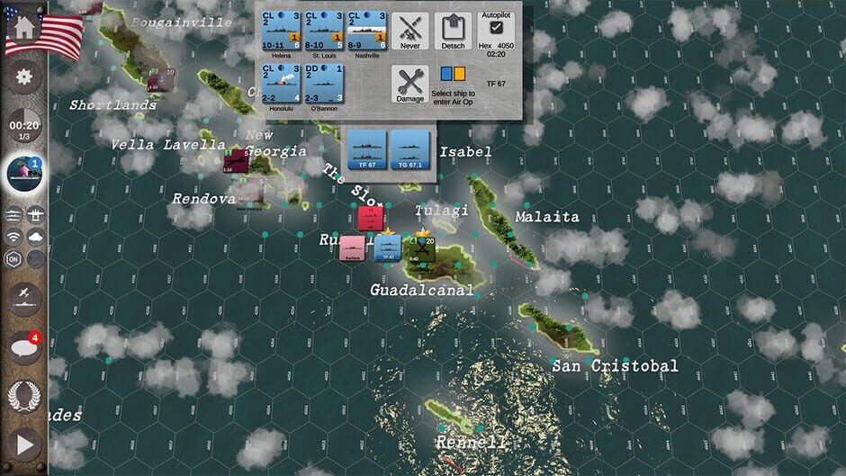 Carrier Battles 4 Guadalcanal: Pacific War Naval Warfare Screenshot