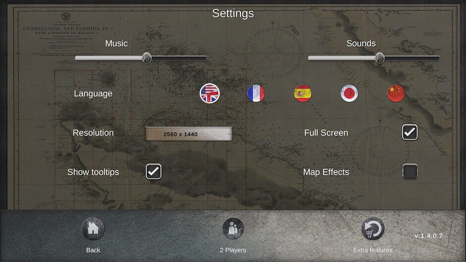 Carrier Battles 4 Guadalcanal: Pacific War Naval Warfare Screenshot