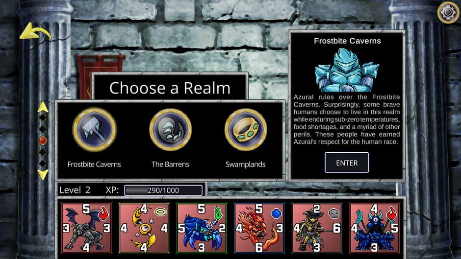 สกรีนช็อตจาก Trial of the Gods: Siralim CCG (รูปที่ 3)