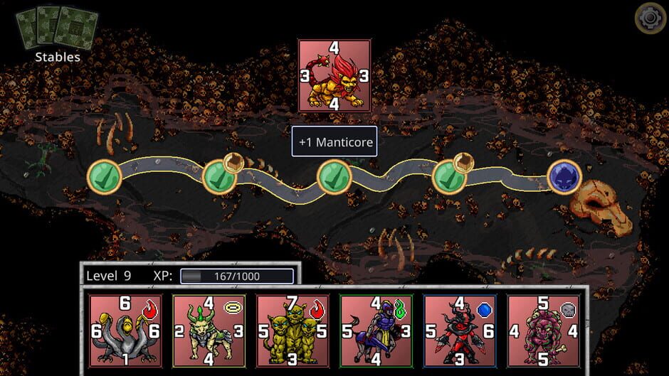 สกรีนช็อตจาก Trial of the Gods: Siralim CCG (รูปที่ 2)