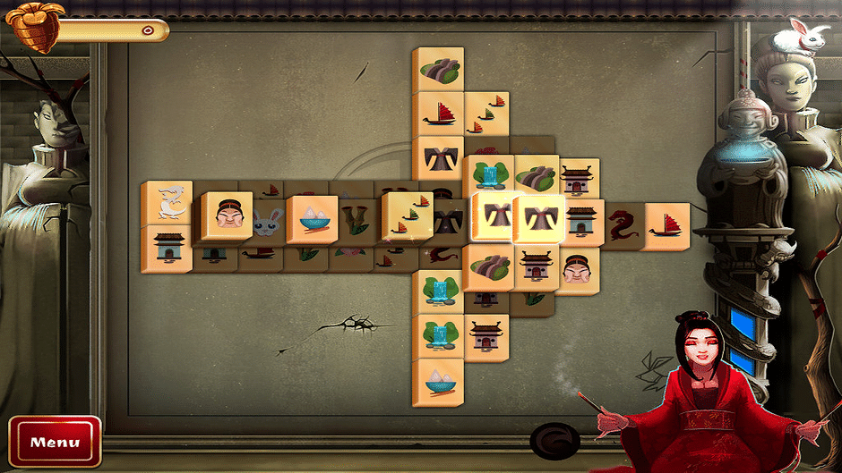 2D Mahjong Temple Screenshot