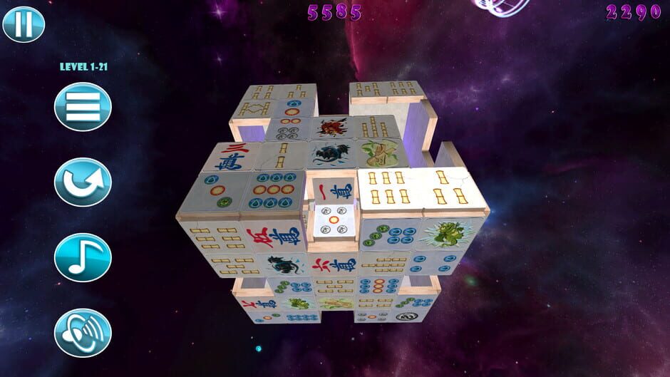 Mahjong Deluxe 2: Astral Planes Screenshot