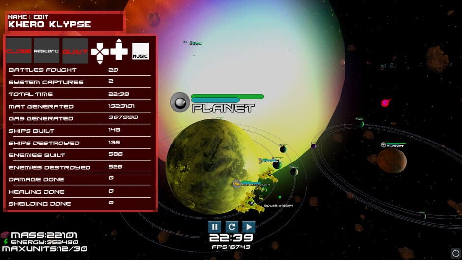Space War Machine Screenshot