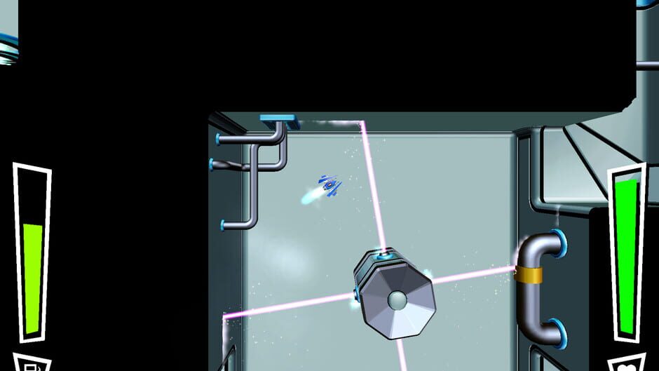 สกรีนช็อตจาก Super Thrustforce: Orbital Meat Police (รูปที่ 4)