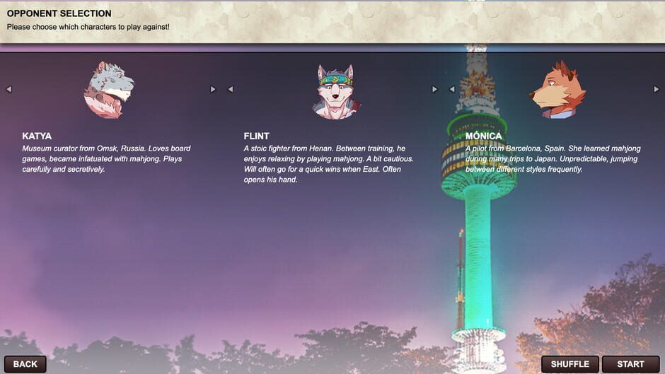 Kemono Mahjong Screenshot