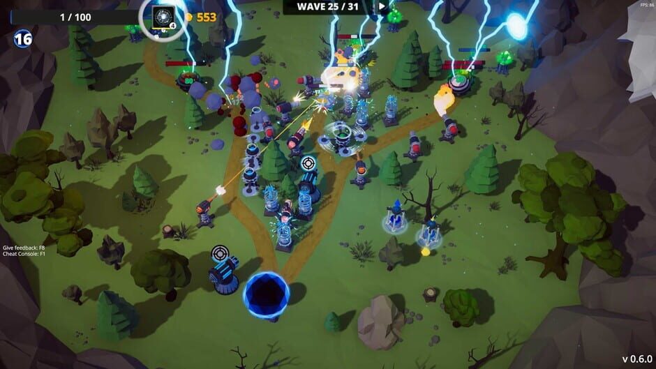 PolyCore Defense Screenshot