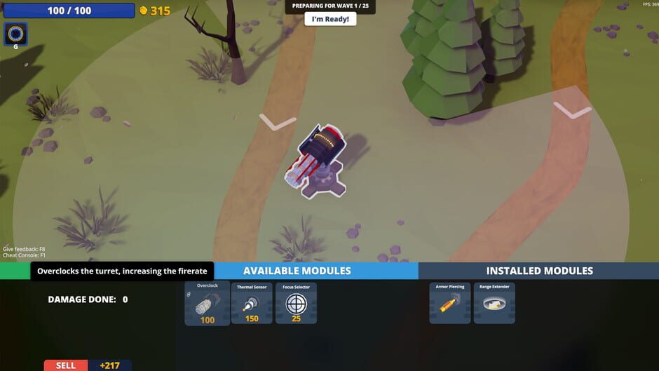 PolyCore Defense Screenshot