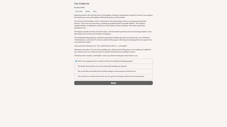 Lies Under Ice Screenshot