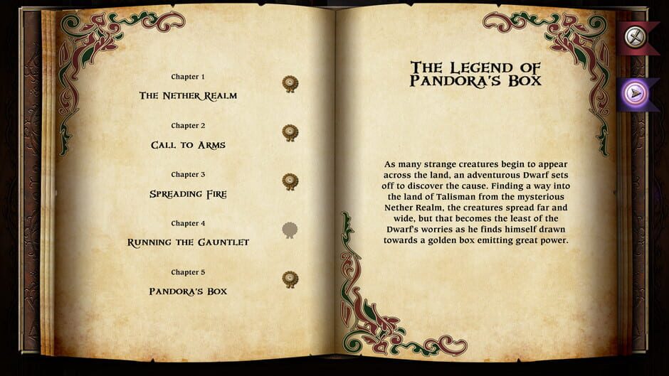 Talisman: Origins - The Legend of Pandora's Box Screenshot