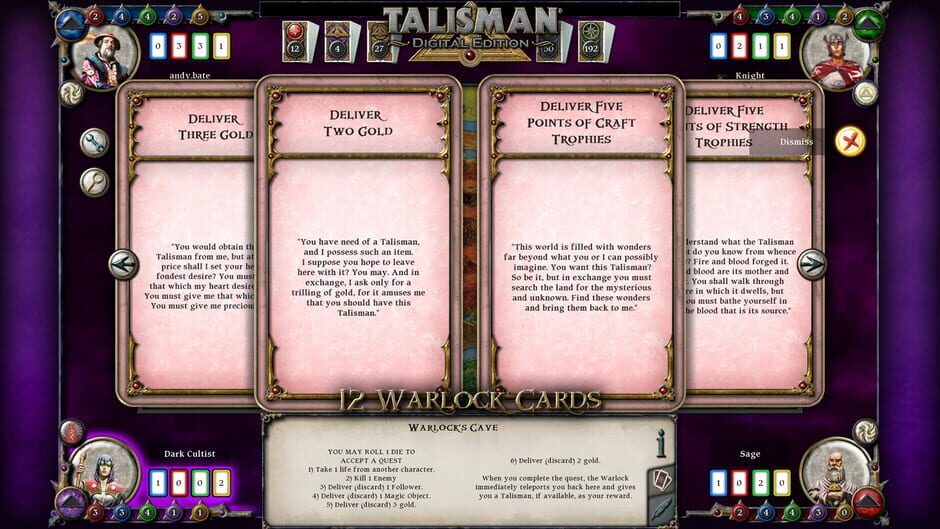 Talisman: Digital Edition - The Reaper Screenshot