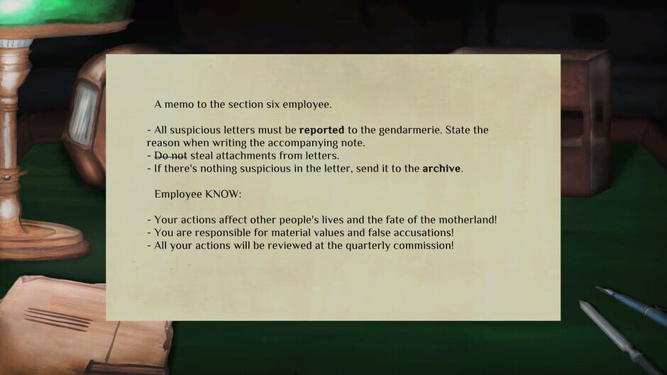 Section Six Screenshot