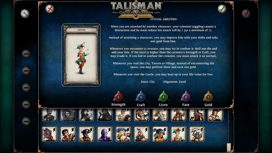 Talisman: Digital Edition - Jester Screenshot