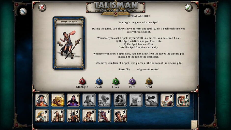 Talisman: Digital Edition - Apprentice Mage Screenshot