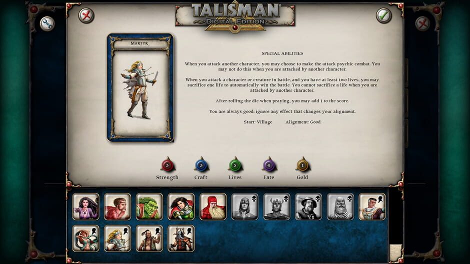 Talisman: Digital Edition - Martyr Screenshot