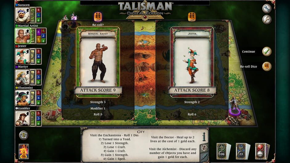 Talisman: Digital Edition - Martial Artist Screenshot