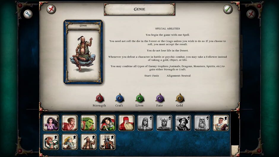 Talisman: Digital Edition - Genie Screenshot