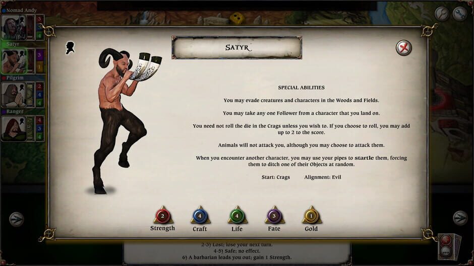 Talisman: Digital Edition - Satyr Screenshot