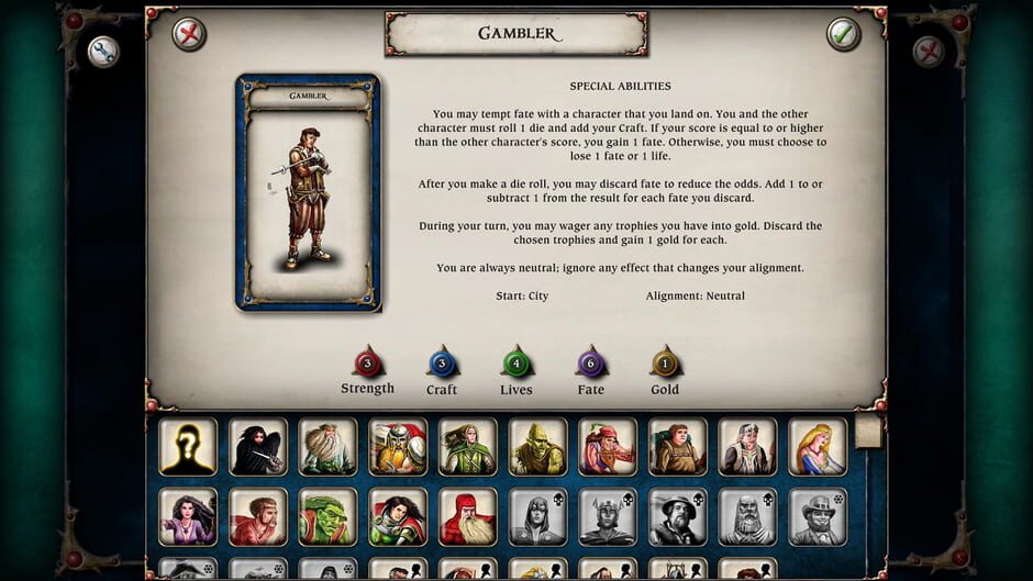 Talisman: Digital Edition - Gambler Screenshot