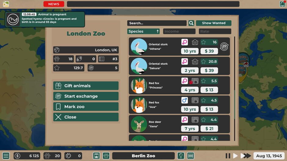 Zooconomy screenshot