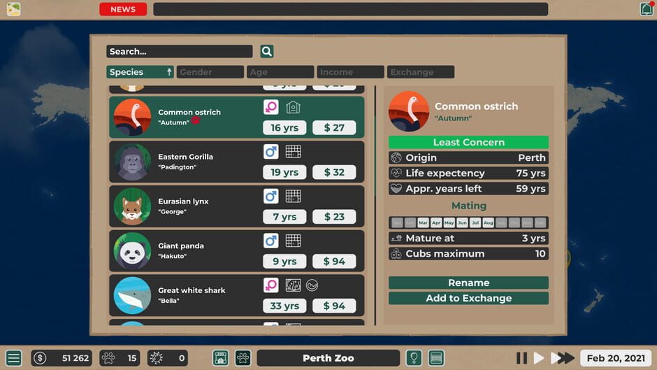 Zooconomy screenshot