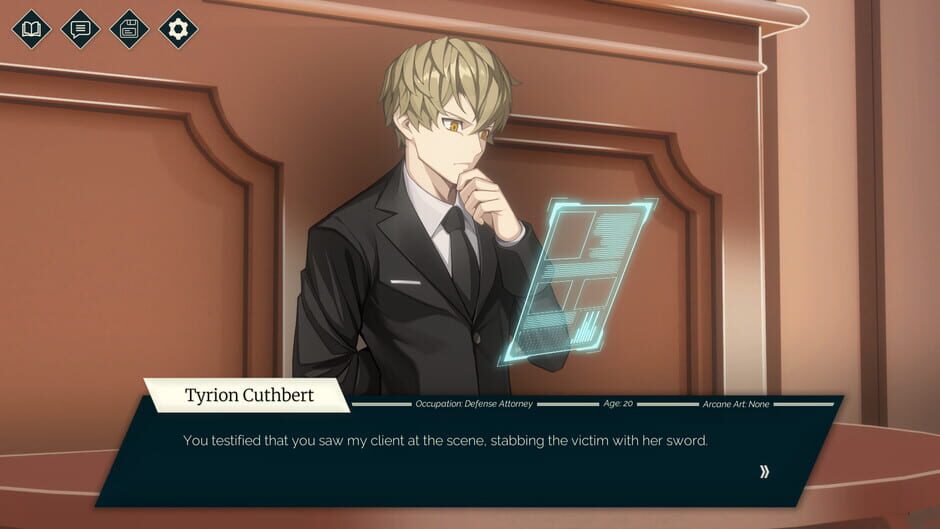Tyrion Cuthbert: Attorney of the Arcane Screenshot