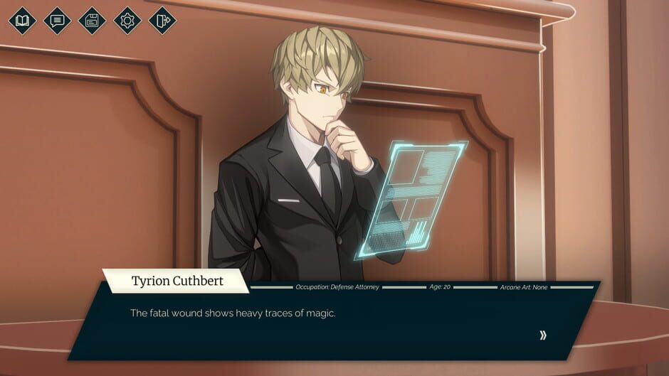 Tyrion Cuthbert: Attorney of the Arcane Screenshot