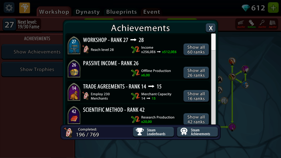Crafting Idle Clicker Screenshot