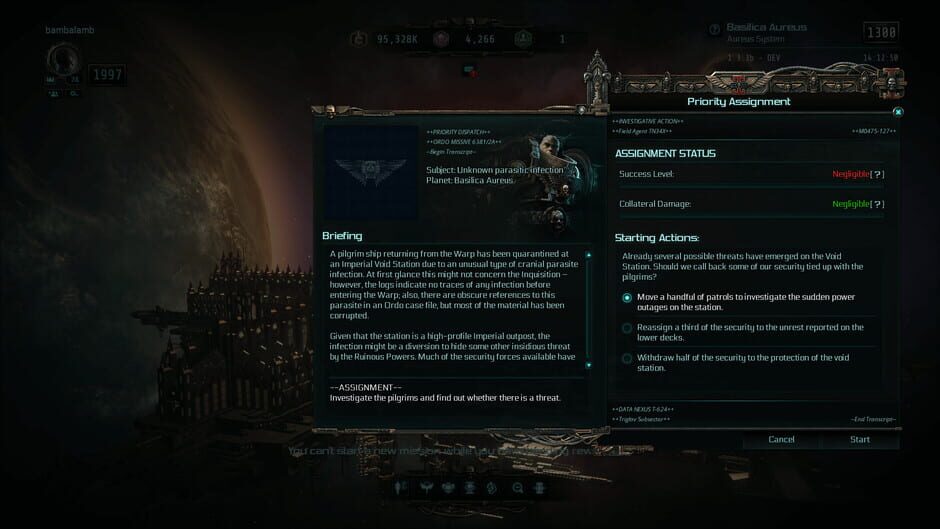 Warhammer 40,000: Inquisitor - Martyr: Hollow Bliss Screenshot