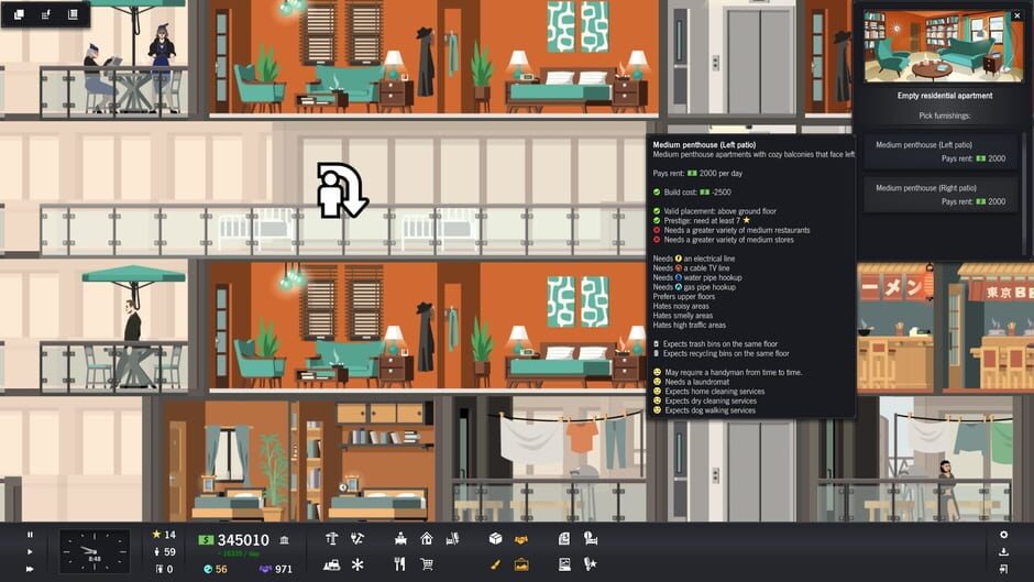 Project Highrise: Tokyo Towers Screenshot