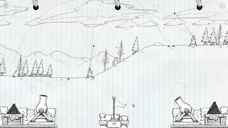 Notebook Artillery Screenshot