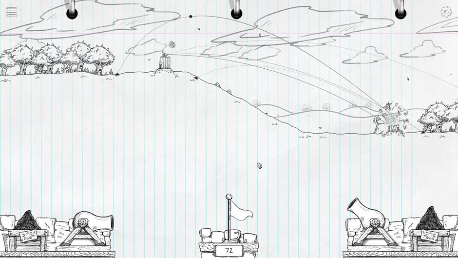 Notebook Artillery Screenshot