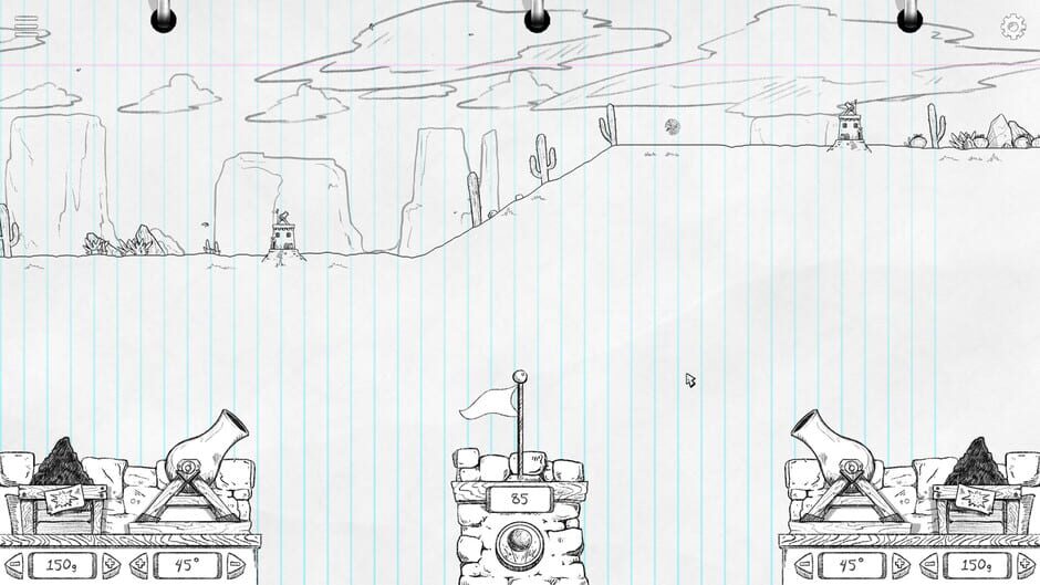 Notebook Artillery Screenshot