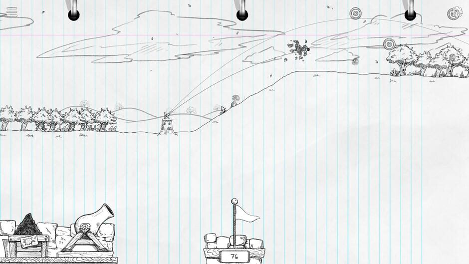 Notebook Artillery Screenshot