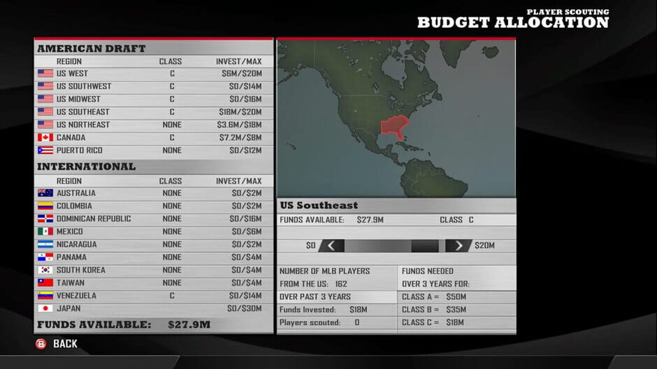 MLB Front Office Manager Screenshot