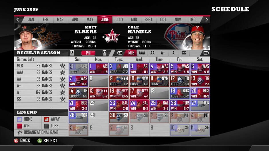 MLB Front Office Manager Screenshot