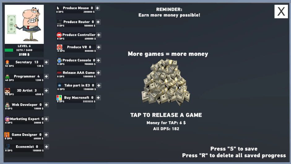 Software House Simulator Screenshot