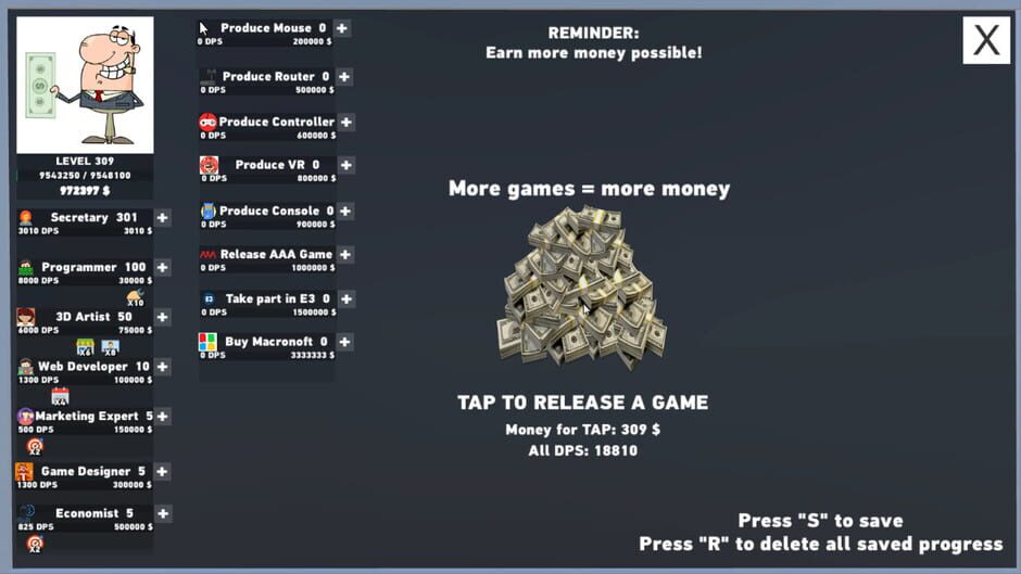 Software House Simulator Screenshot