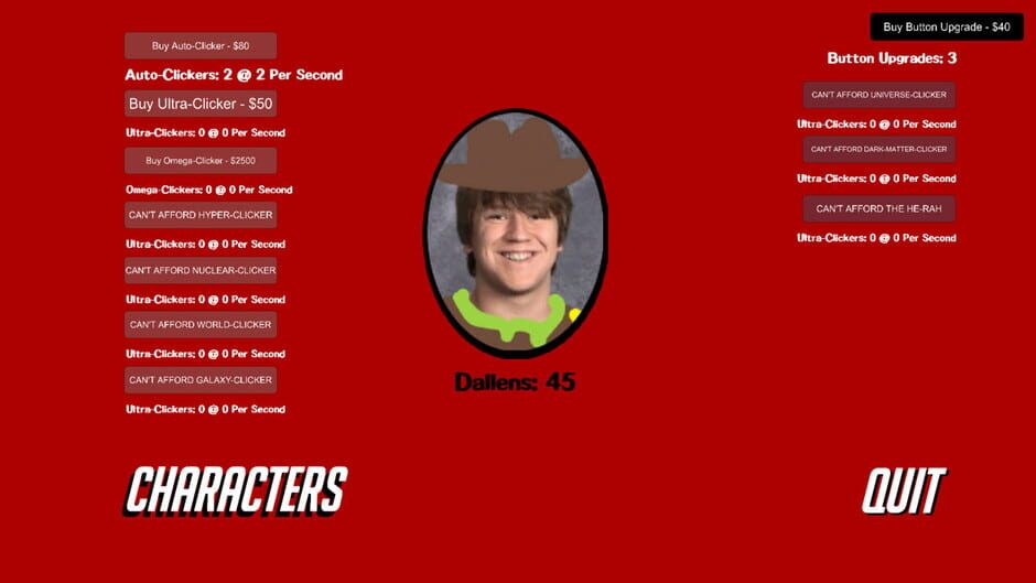 Dallen Clicker Ultimate Screenshot