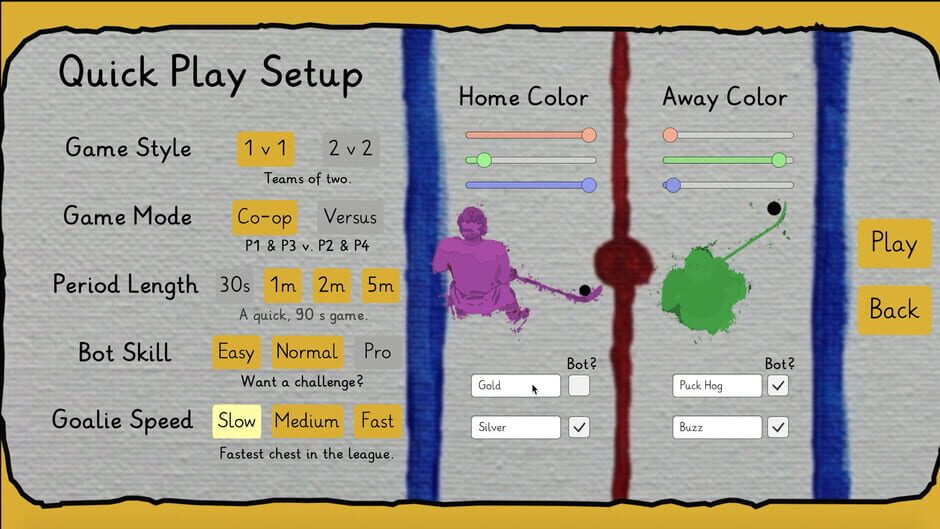 Canvas Hockey Screenshot