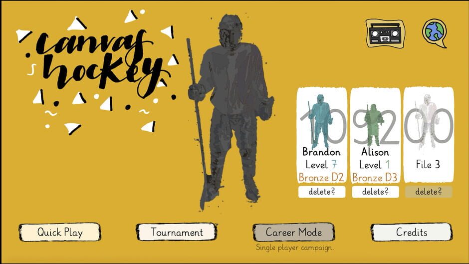 Canvas Hockey Screenshot