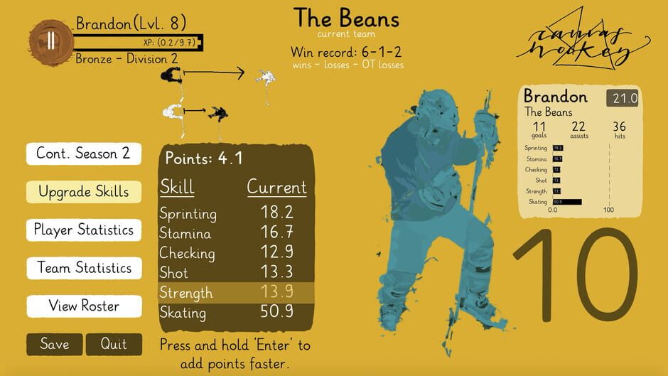 Canvas Hockey Screenshot