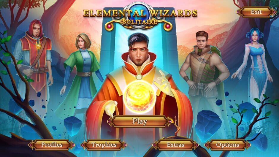 Solitaire: Elemental Wizards Screenshot