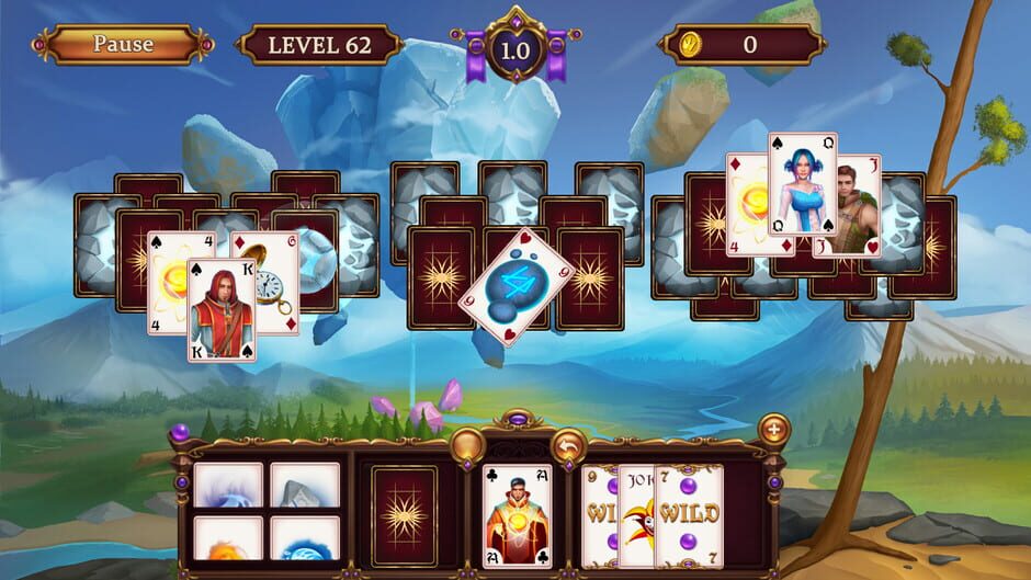 Solitaire: Elemental Wizards Screenshot