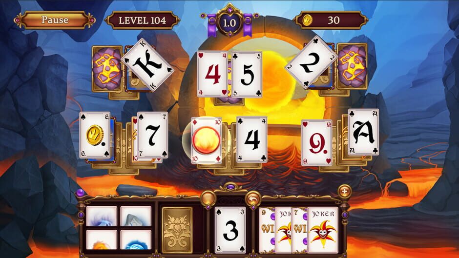 Solitaire: Elemental Wizards Screenshot