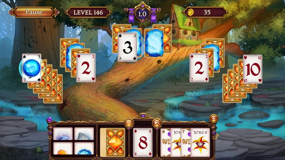 Solitaire: Elemental Wizards Screenshot