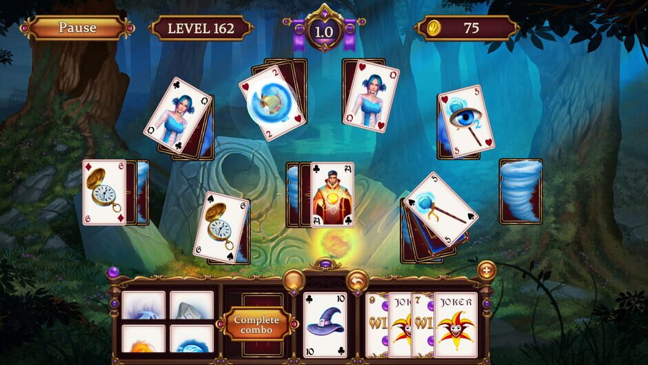 Solitaire: Elemental Wizards Screenshot