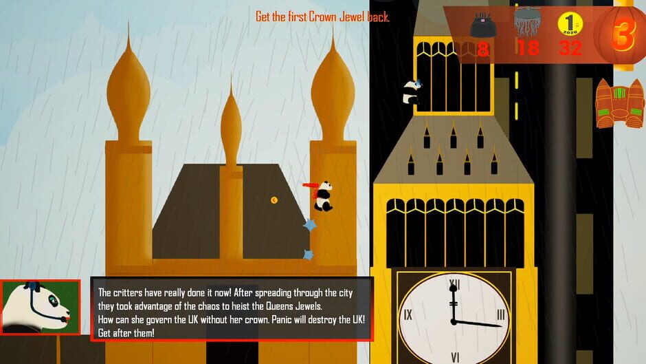 Rocket Panda Panic screenshot