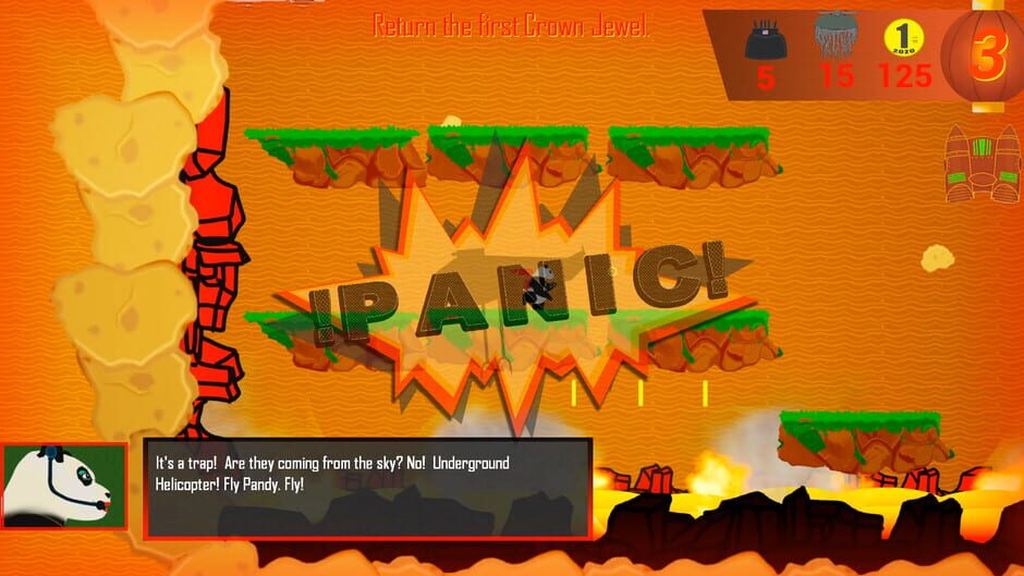 Rocket Panda Panic screenshot