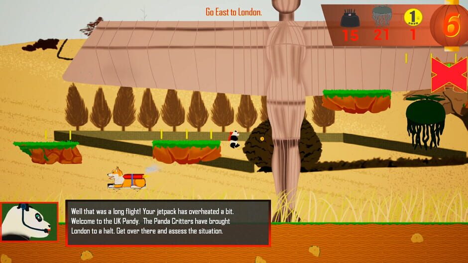 Rocket Panda Panic screenshot